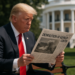 Photogs Get Picture Of Trump Studying Headlines About Demolishing Kenned Center