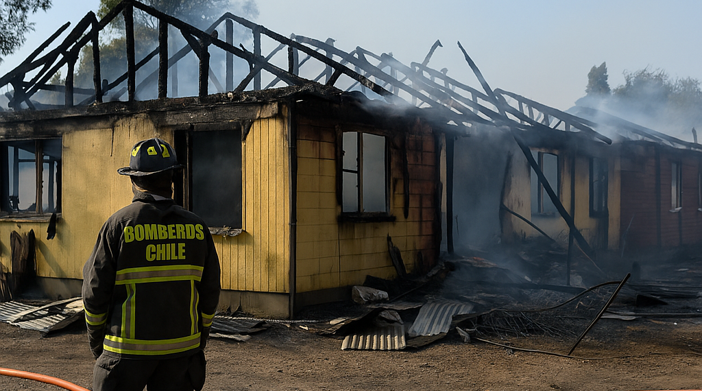 Incendio en geriátrico en Chile deja 16 ancianos muertos