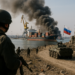Las tropas de Putin atacaron dos centros logísticos y un barco mercante en el puerto ucraniano de Odesa