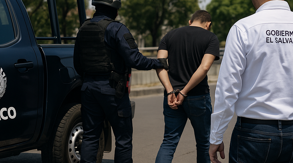 Gobierno de El Salvador informó que uno de sus delincuentes más buscados fue detenido en México