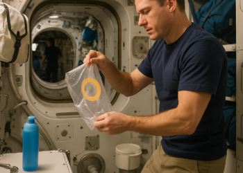 Agua en bolsas y champú sin enjuague: cómo es un baño en el espacio explicado por una astronauta