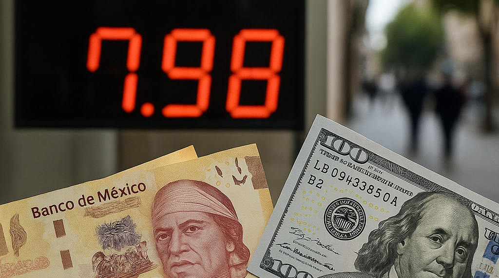 Peor caída del peso mexicano frente al dólar