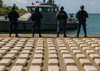 Honduras decomisa 1.6 toneladas de cocaína en aguas del Caribe