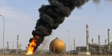 Los rebeldes hutíes atacaron instalaciones petroleras de Saudi Aramco en Jizan, cerca de la frontera con Yemen