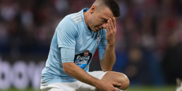 Iago Aspas estará un mes de baja