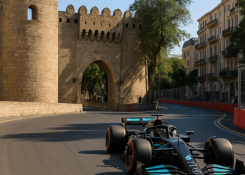 Domina Russell de principio a fin carrera en Azerbaiyán