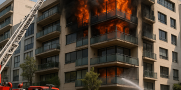 Se registra incendio en edificio de Polanco