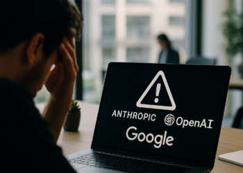 Reportan fallas en OpenAI, Anthropic y Google