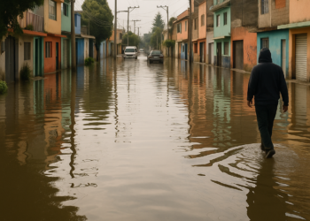 Pegan inundaciones tras lluvias en Tláhuac