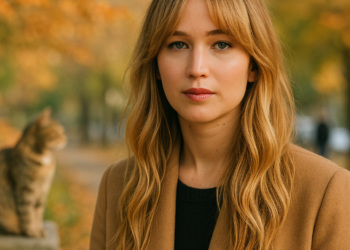 Jennifer Lawrence Debuts Butterfly Bangs Just in Time for Fall