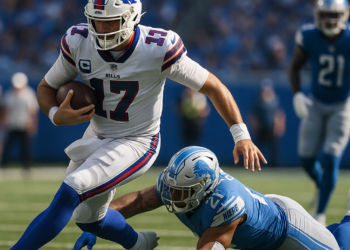 Embiste Josh Allen a los Lions en arranque de Semana 2