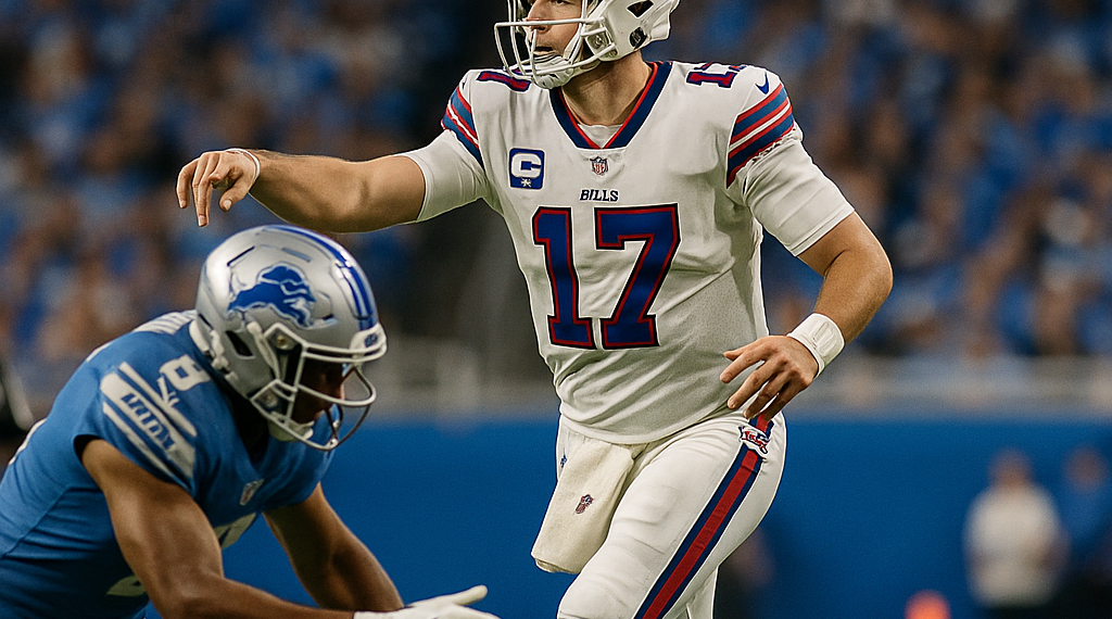 Embiste Josh Allen a los Lions en arranque de Semana 2