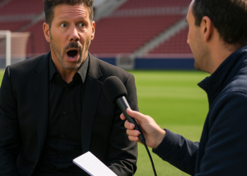 La incredulidad de Simeone a la pregunta de un periodista: "¿En serio?"