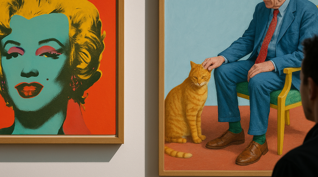 Clive Davis's Warhol, Hockney Paintings Head to Christie's
