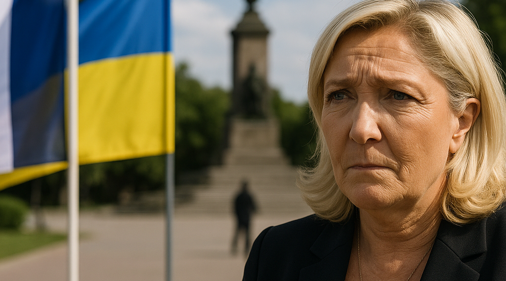 El partido de Le Pen generó polémica en Francia por amenazar con terminar la ayuda a Ucrania si ganan las elecciones de 2027