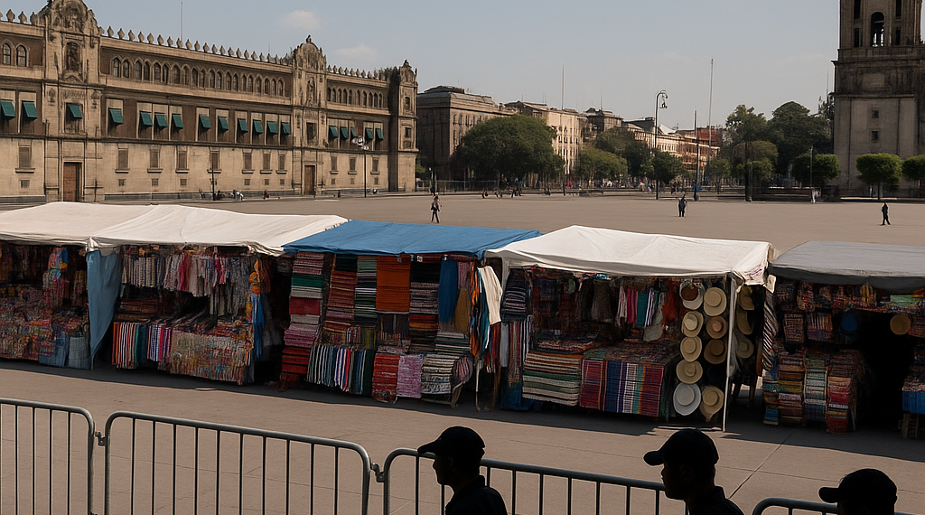 Burlan informales restricción en Zócalo previo al Grito