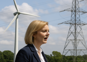 Liz Truss encabezó un encuentro sobre poder, energía, democracia y liderazgo en la FIU