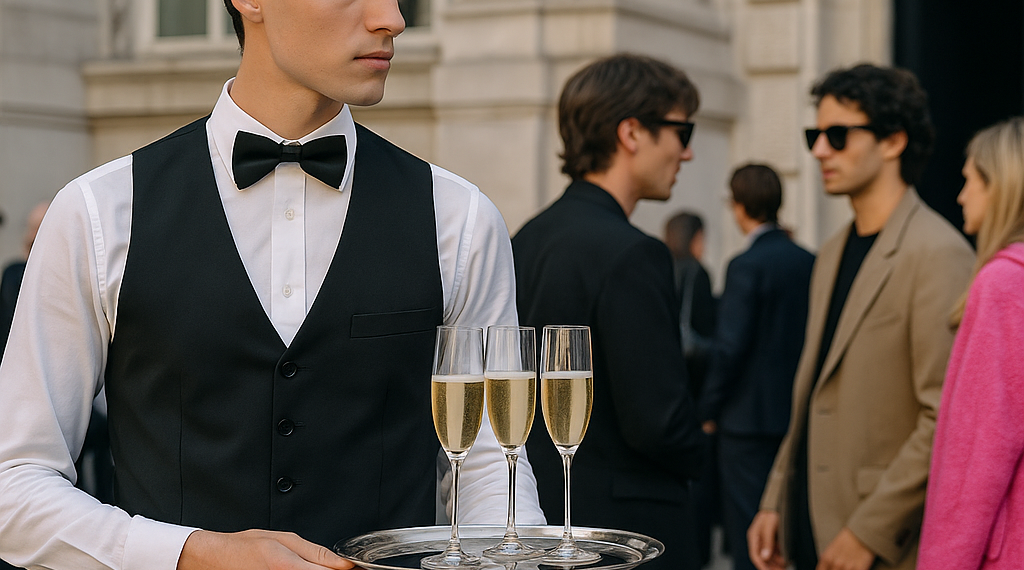 The Most Stylish Guys at Fashion Week Are All the Handsome Servers