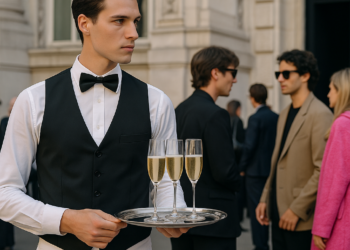 The Most Stylish Guys at Fashion Week Are All the Handsome Servers