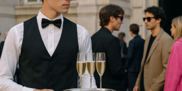 The Most Stylish Guys at Fashion Week Are All the Handsome Servers