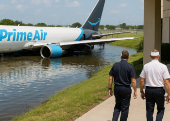Salen del hospital los dos pilotos del avión de carga de Amazon siniestrado en Miami