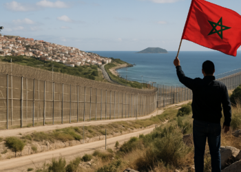 Los ultras del MAS Fez 'reivindican' Ceuta y Melilla con un polémico tifo