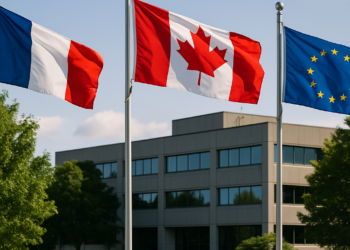 Emmanuel Macron y Mark Carney respaldan "la alianza de futuro" entre Canadá y la UE desde la única isla francesa en Norteamérica
