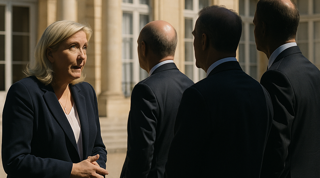 Marine Le Pen seduce a los millonarios