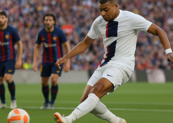 Mbappé firma doblete en goleada del Real Madrid y alcanza al Barcelona en LaLiga