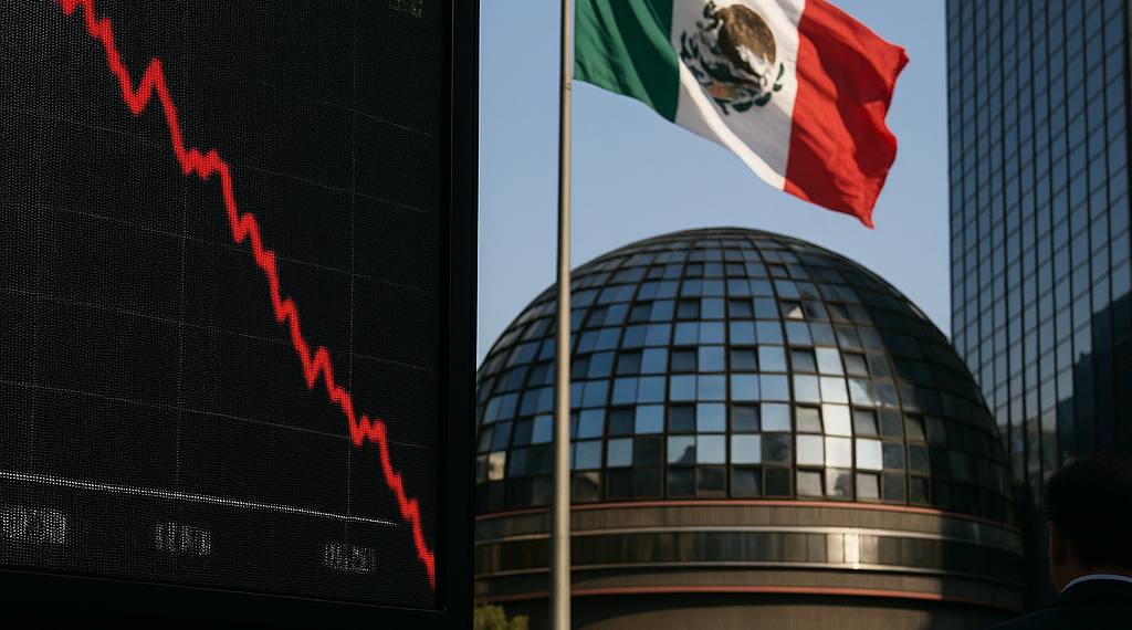 Bolsa mexicana cierra con resultados negativos y concluye la semana a la baja