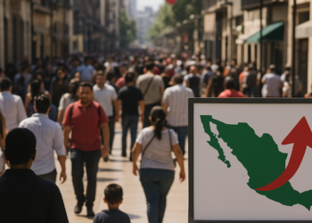 Llega México a 130.9 millones; desacelera su crecimiento