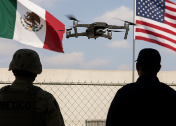 Implementan México y EU operativo antidrones en frontera