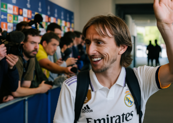 Y Modric desató la locura en la zona mixta