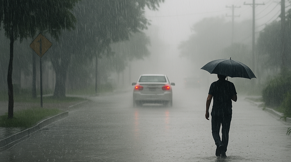 Monzón mexicano y onda tropical provocarán semana de lluvias fuertes del 7 al 11 de septiembre