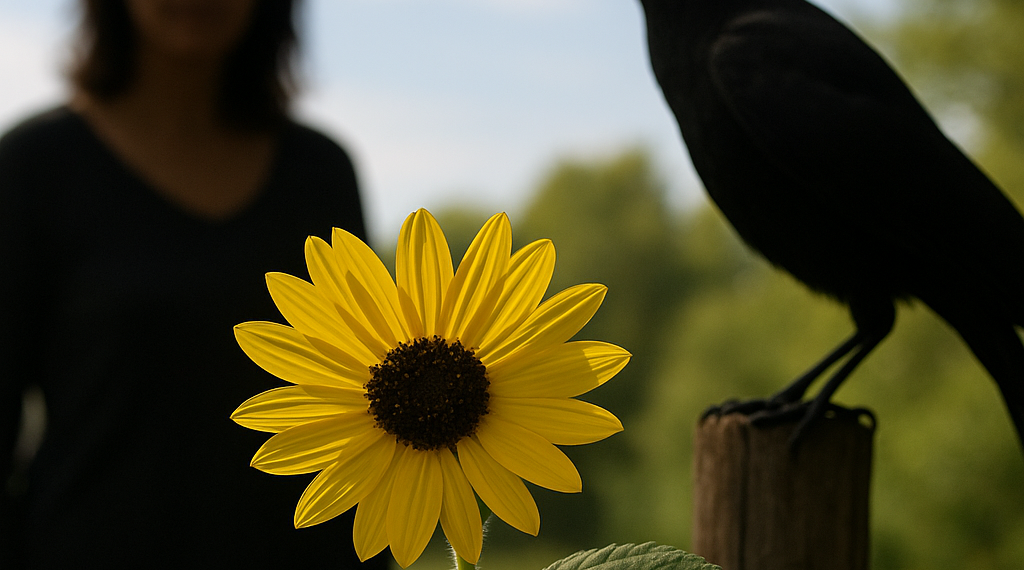 Genevieve Taggard. Mujer, mirlo, girasol