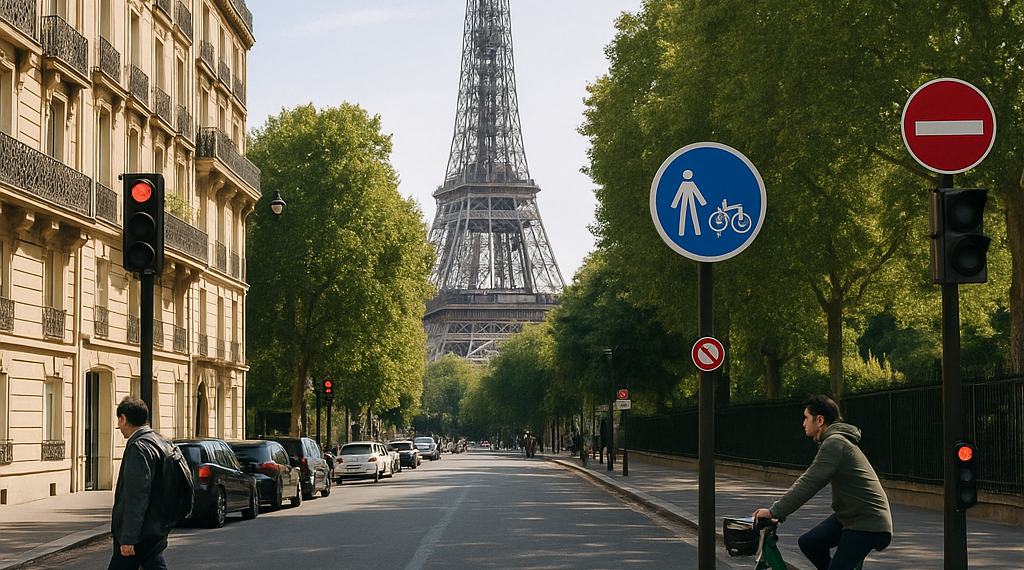 Las pautas de cortesía y movilidad que marcan la convivencia en las calles de París