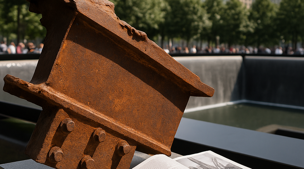 New book traces the pieces of steel salvaged from the World Trade Center : NPR
