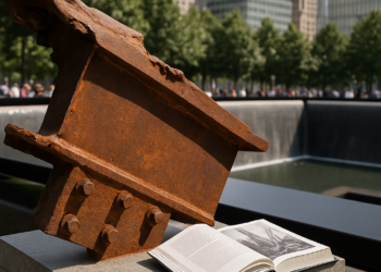 New book traces the pieces of steel salvaged from the World Trade Center : NPR