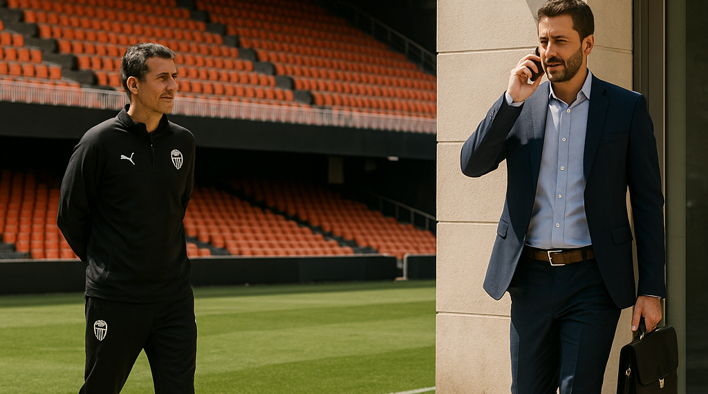 Óscar Sánchez dirigirá al Valencia ante la Real mientras Braulio cierra el nuevo técnico