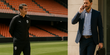 Óscar Sánchez dirigirá al Valencia ante la Real mientras Braulio cierra el nuevo técnico
