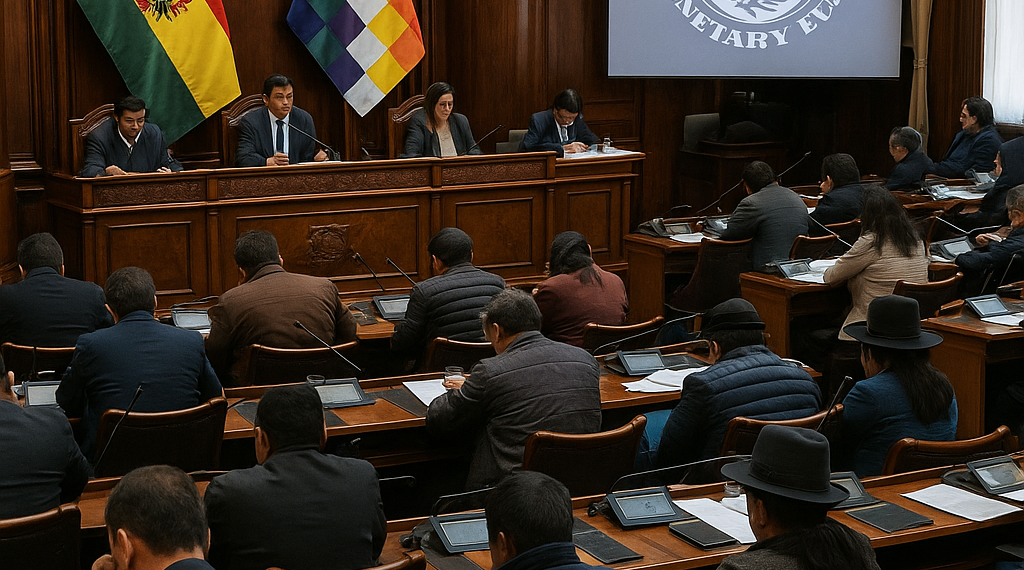 Congreso de Bolivia aprueba crédito de 1,900 millones de dólares del FMI