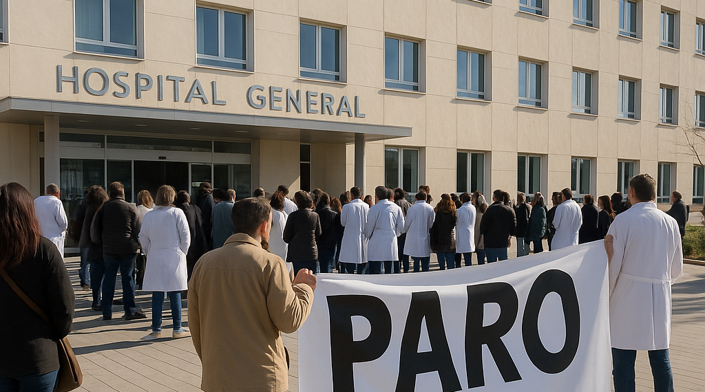 Llaman a paro en el Hospital General de México