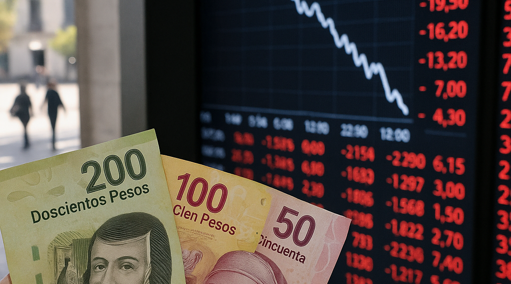 Peso cerró el mes con la peor depreciación en dos años