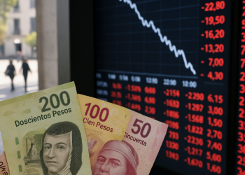 Peso cerró el mes con la peor depreciación en dos años