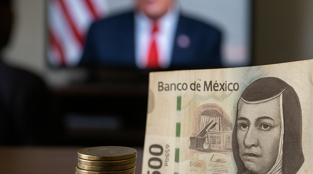 Peso mexicano se deprecia frente al dólar tras discurso de Donald Trump ante la ONU