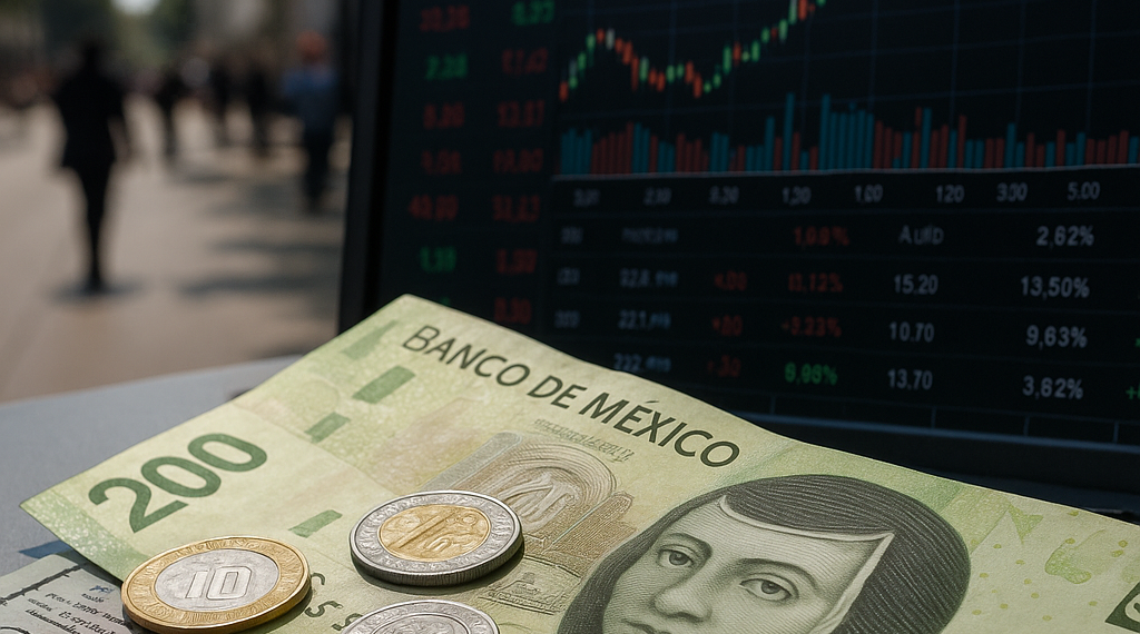 Peso mexicano avanza levemente frente al dólar; mercado espera reunión de Trump y Xi