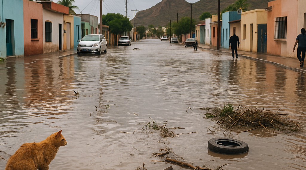 Impacta 'Polo' en Sonora; provoca afectaciones en Guaymas