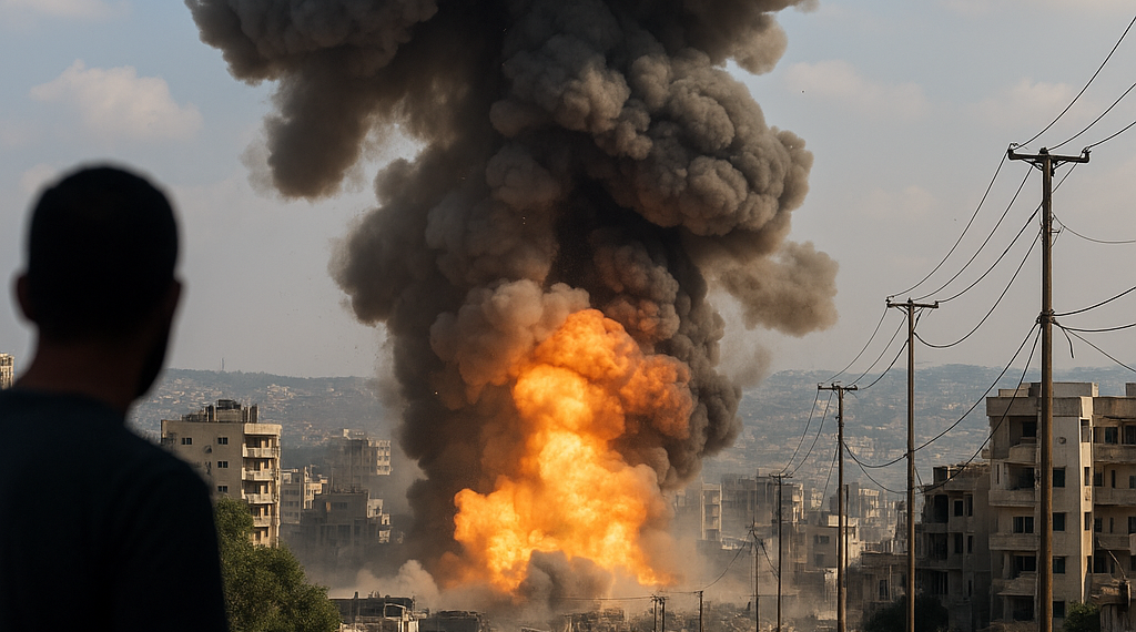 Fuertes explosiones en Líbano después de que Israel anunciara ataque contra túneles de Hezbolá