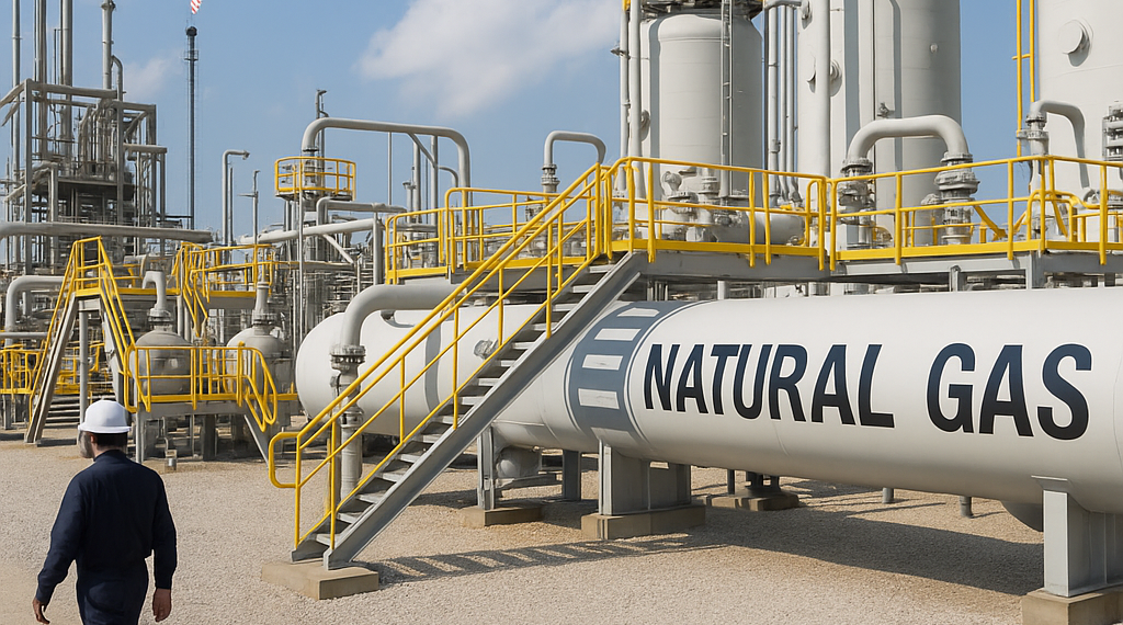 Compras de gas natural de EU batieron récord durante agosto