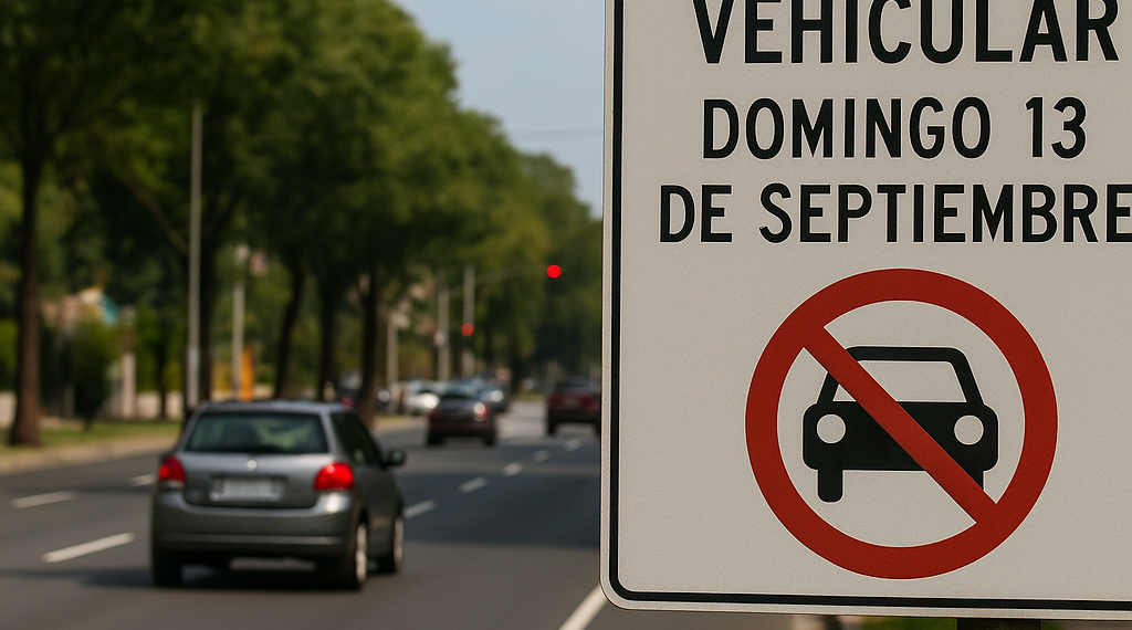 Doble Hoy No Circula: Estos autos no pueden transitar este domingo 13 de septiembre